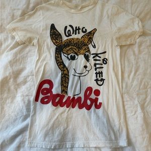 Punk tee, Who killed Bambi!
